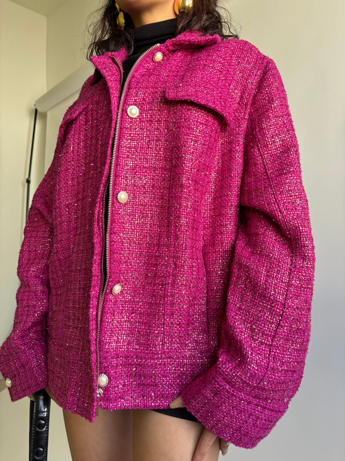 Bomber Jacket fucsia