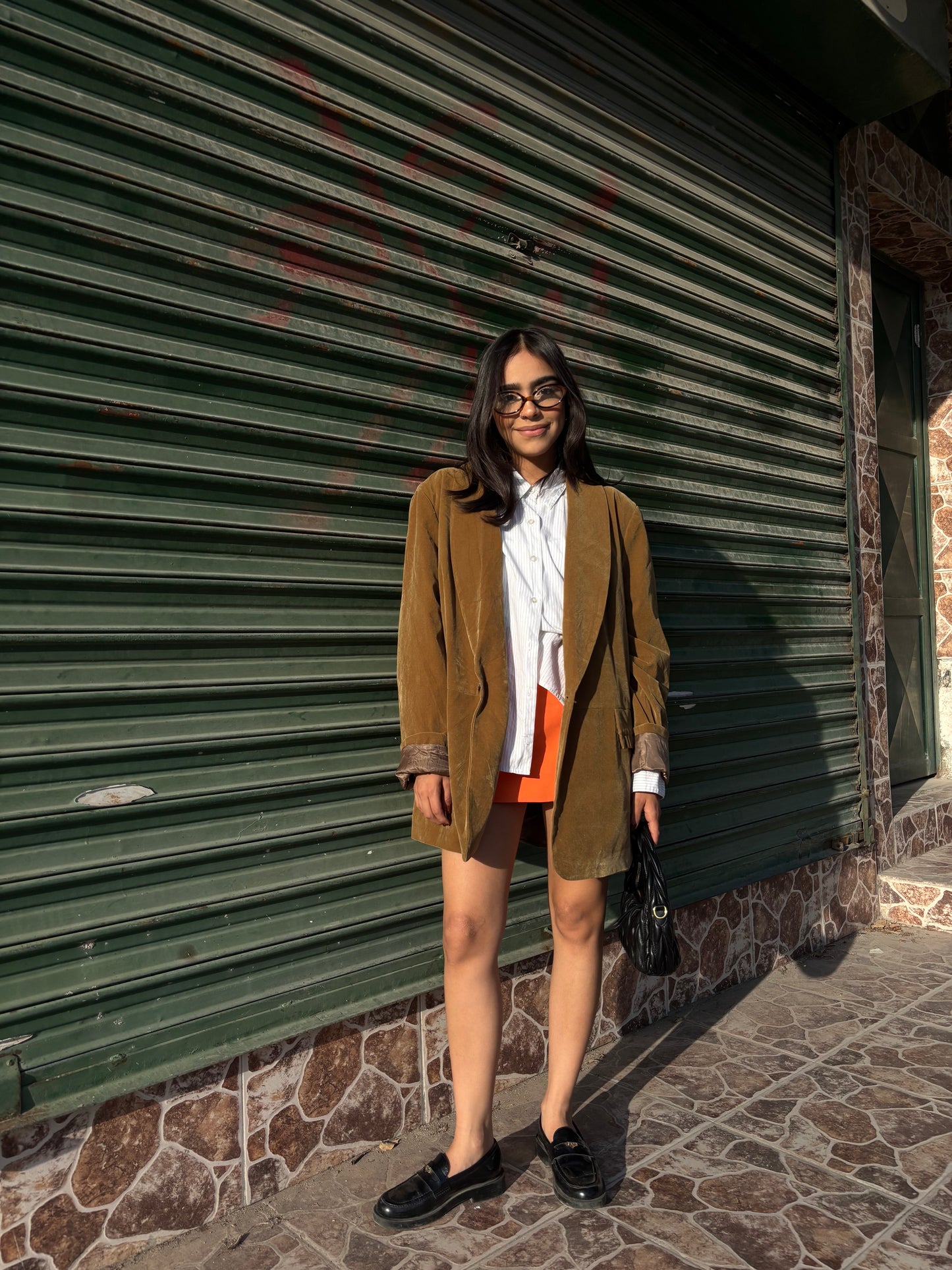 Blazer gamuza