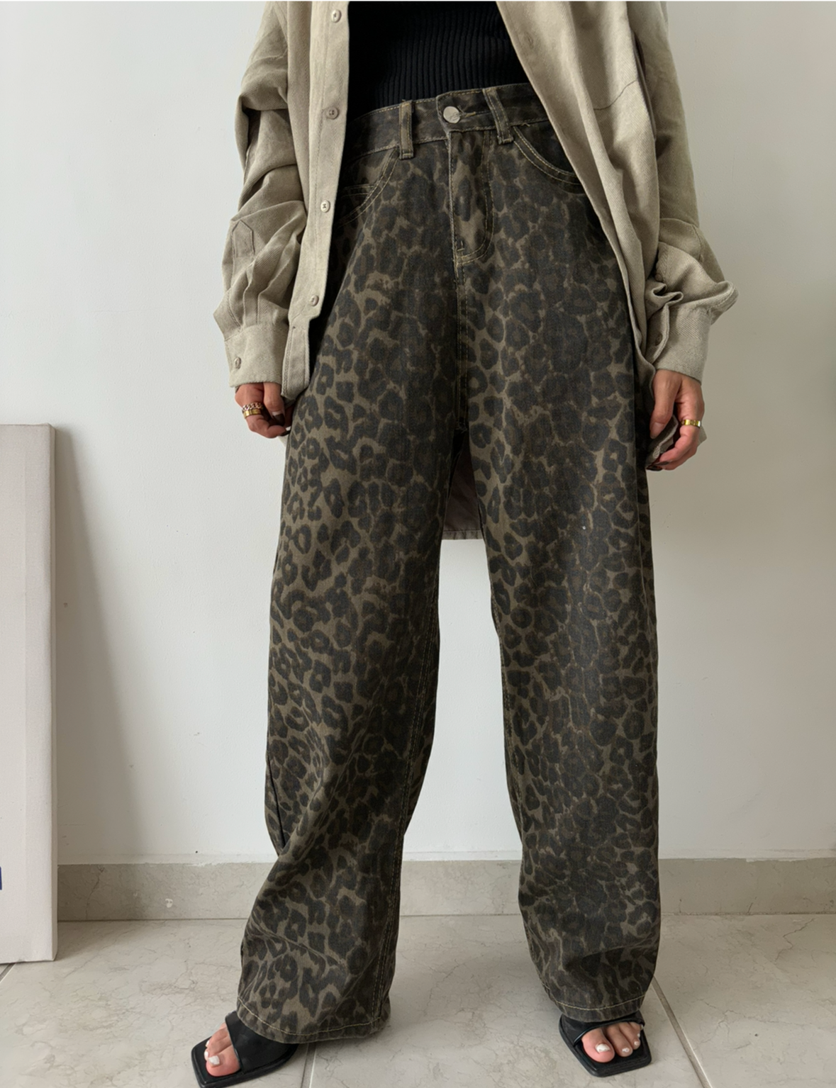 Leopard Jeans