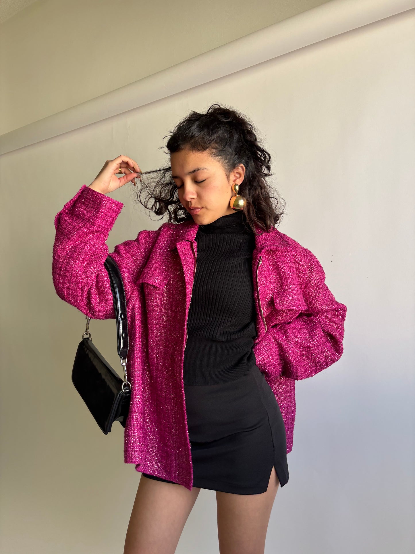 Bomber Jacket fucsia