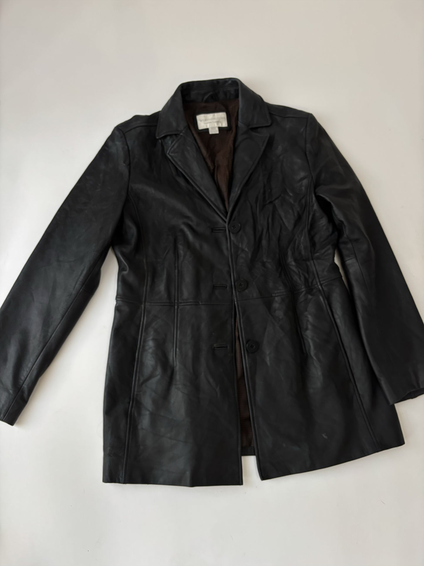 Jacket negra 100% piel