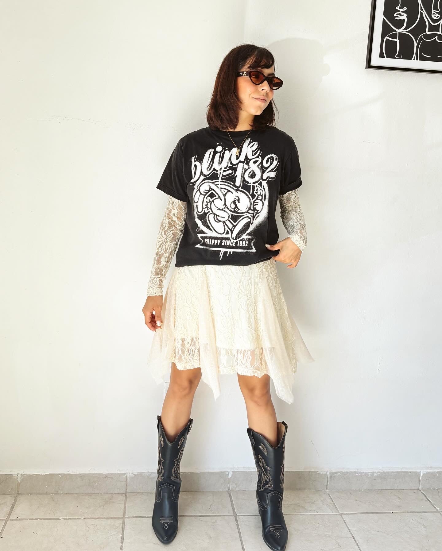 Vestido de encaje vintage
