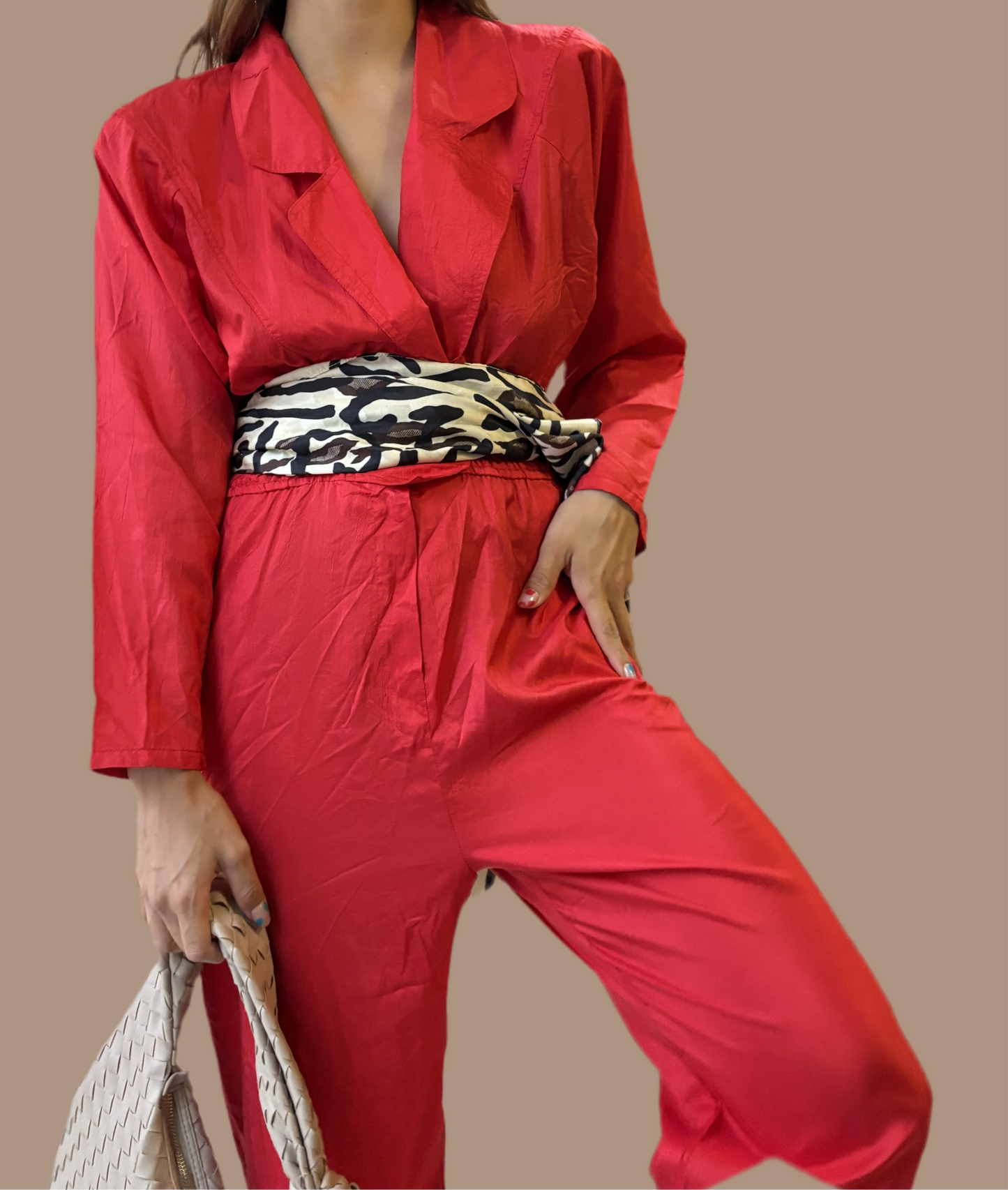 Jumper vintage rojo