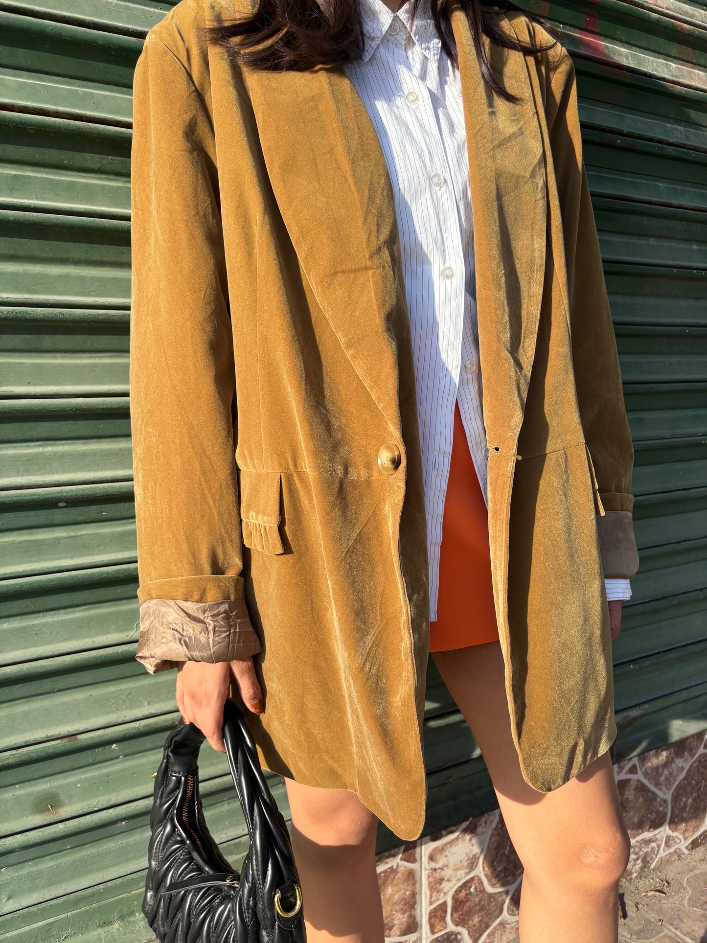 Blazer gamuza