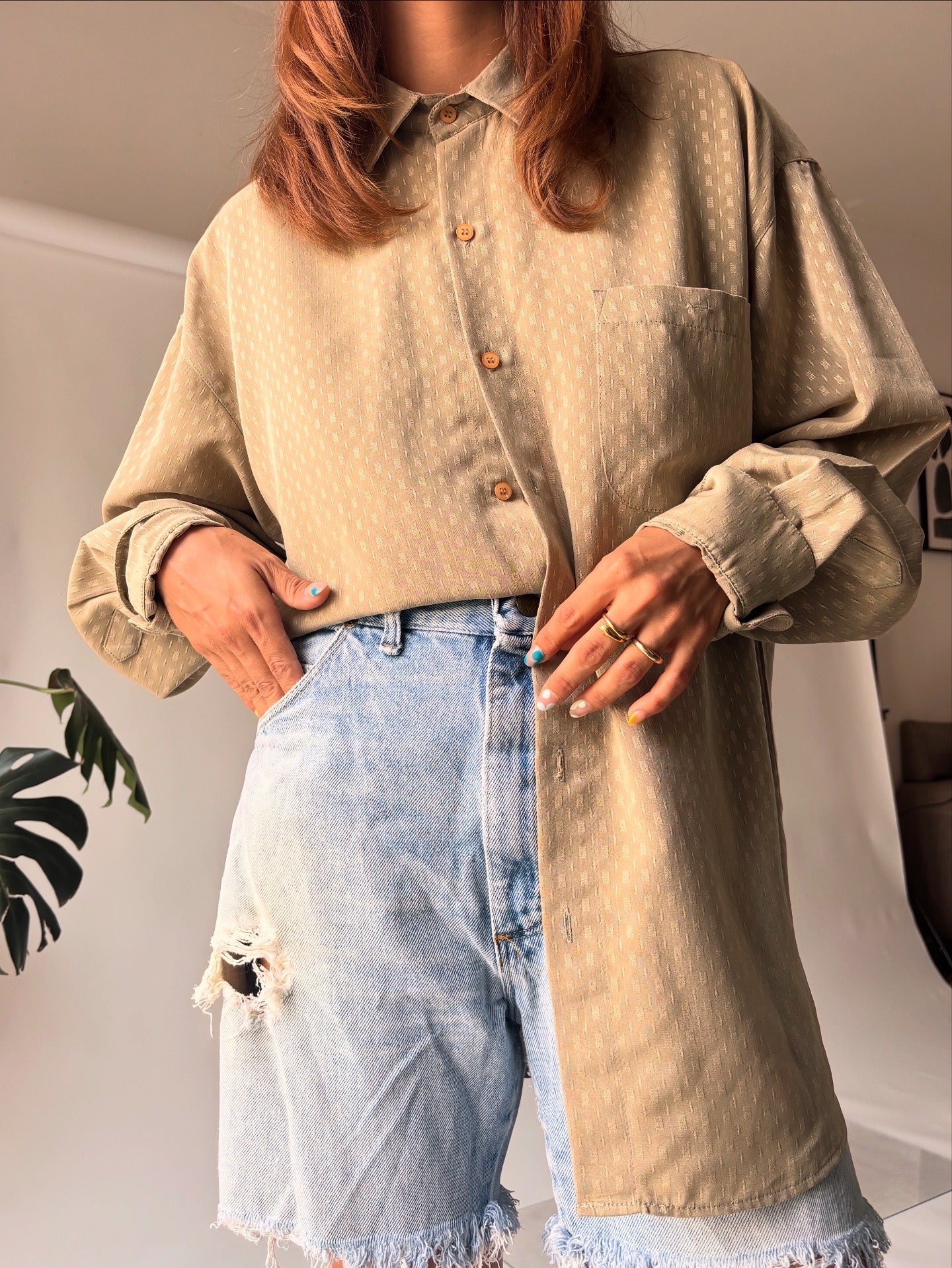Maxi camisa vintage