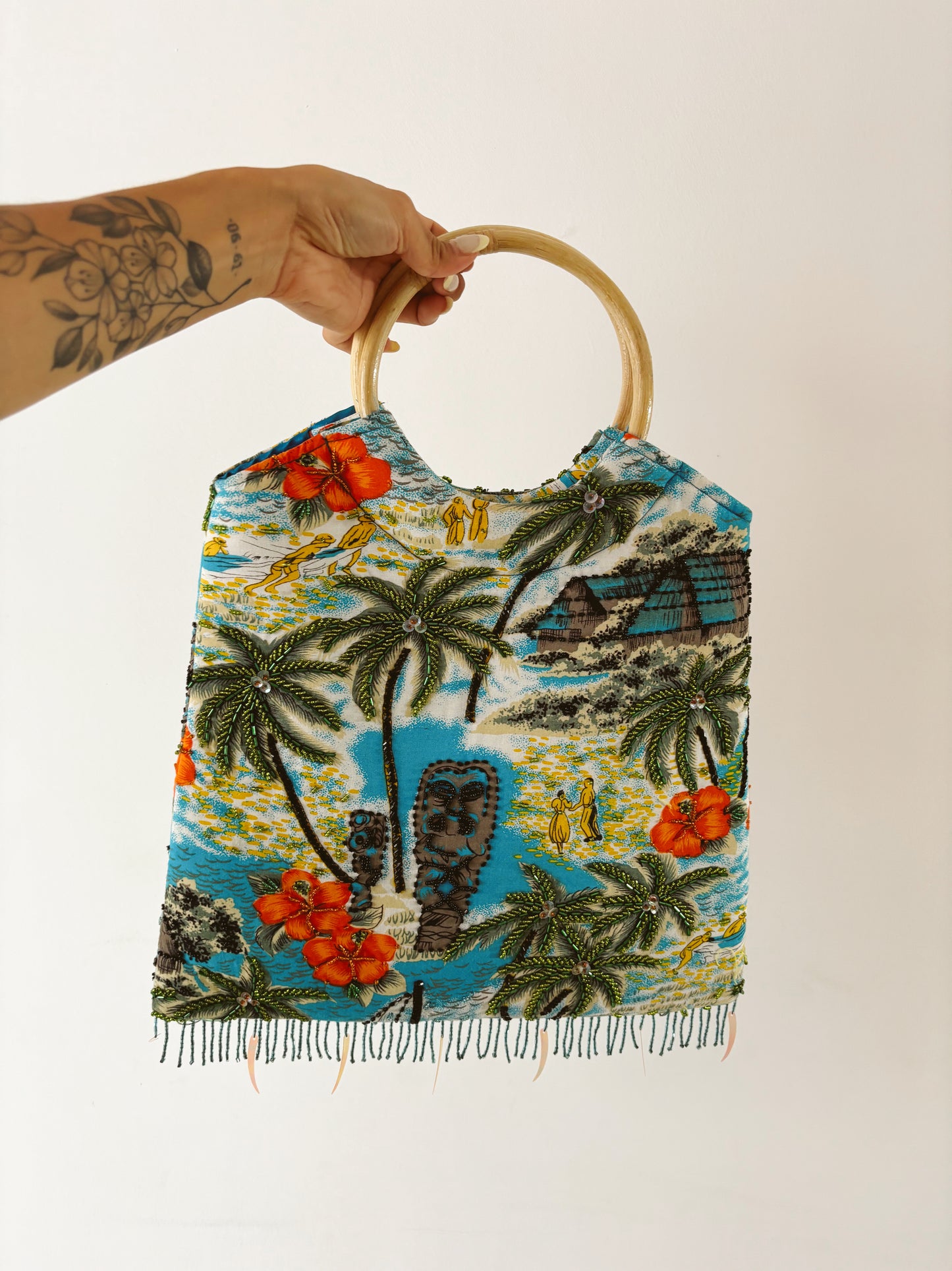 Bolsa tropical vintage