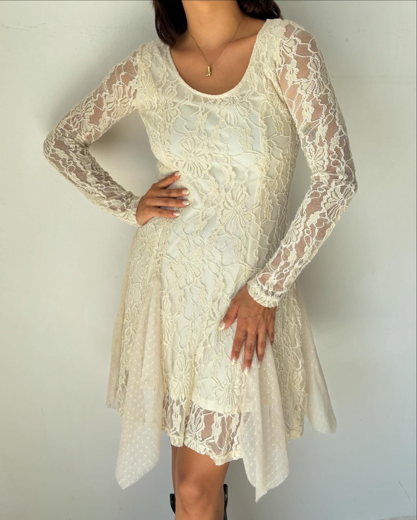 Vestido de encaje vintage