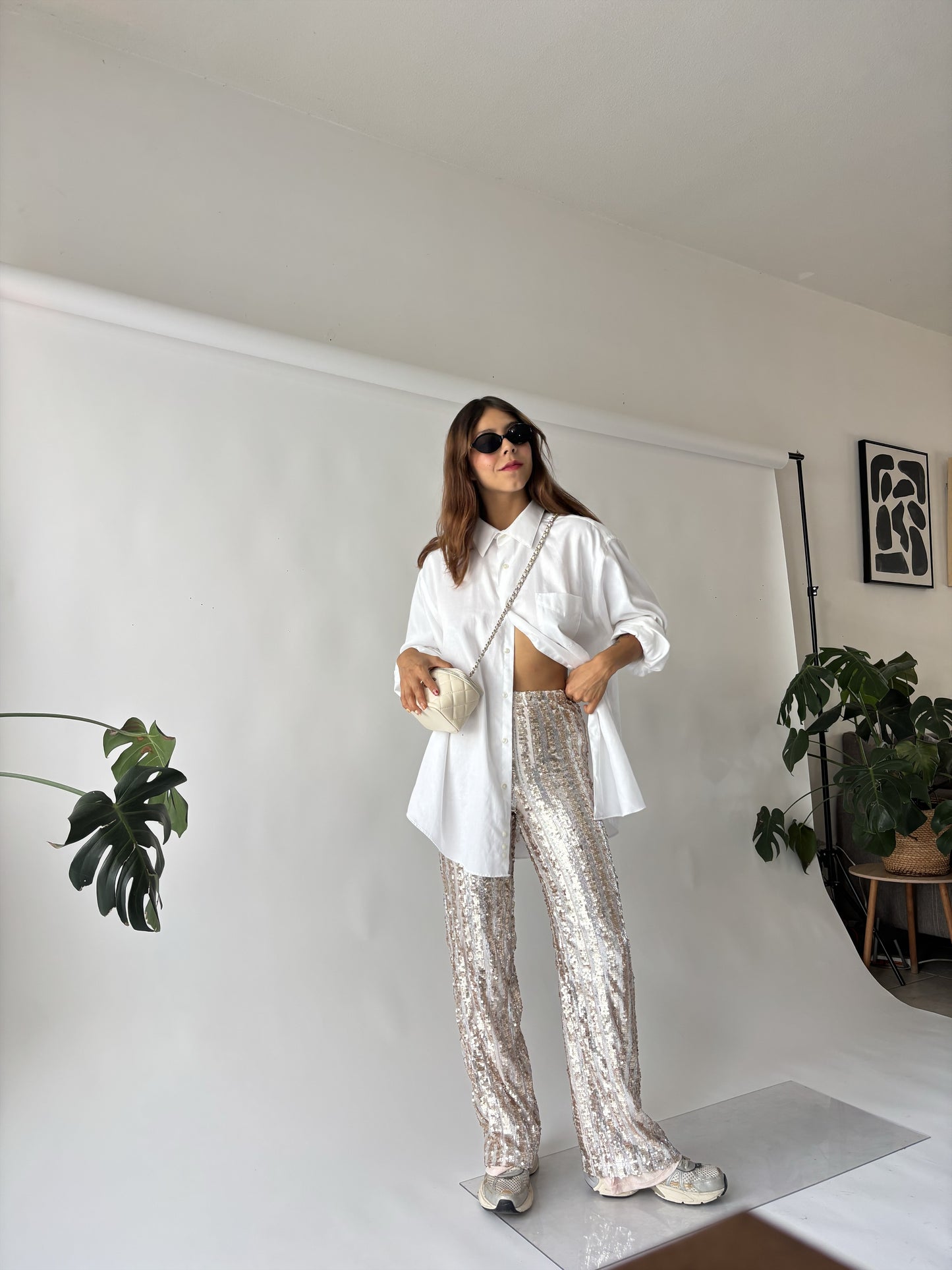 Pantalón de brillos