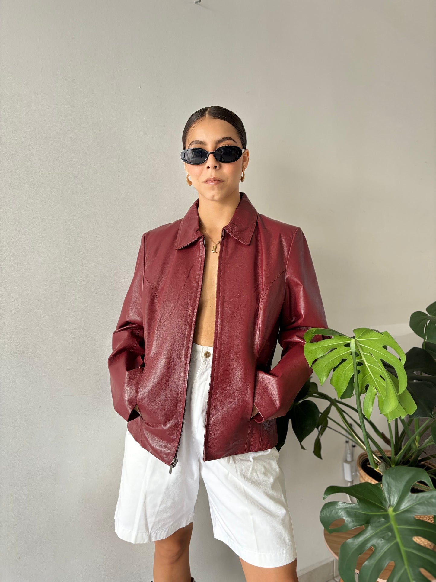 Cherry Bomber Jacket