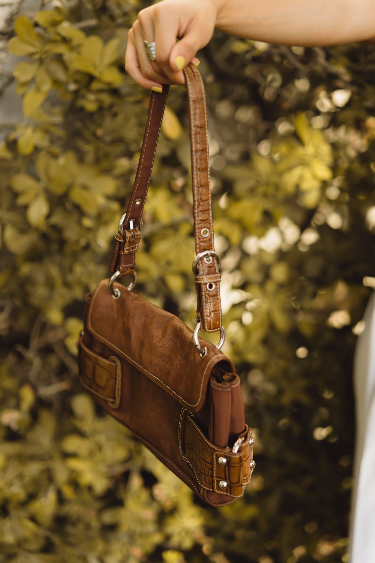 Shoulder bag de piel