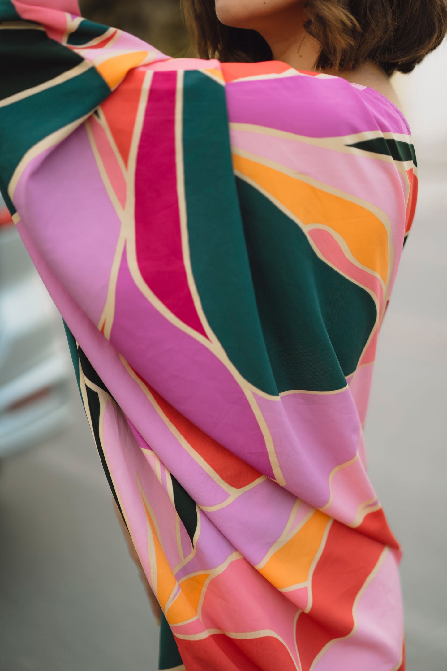 Vestido asimétrico colorfull