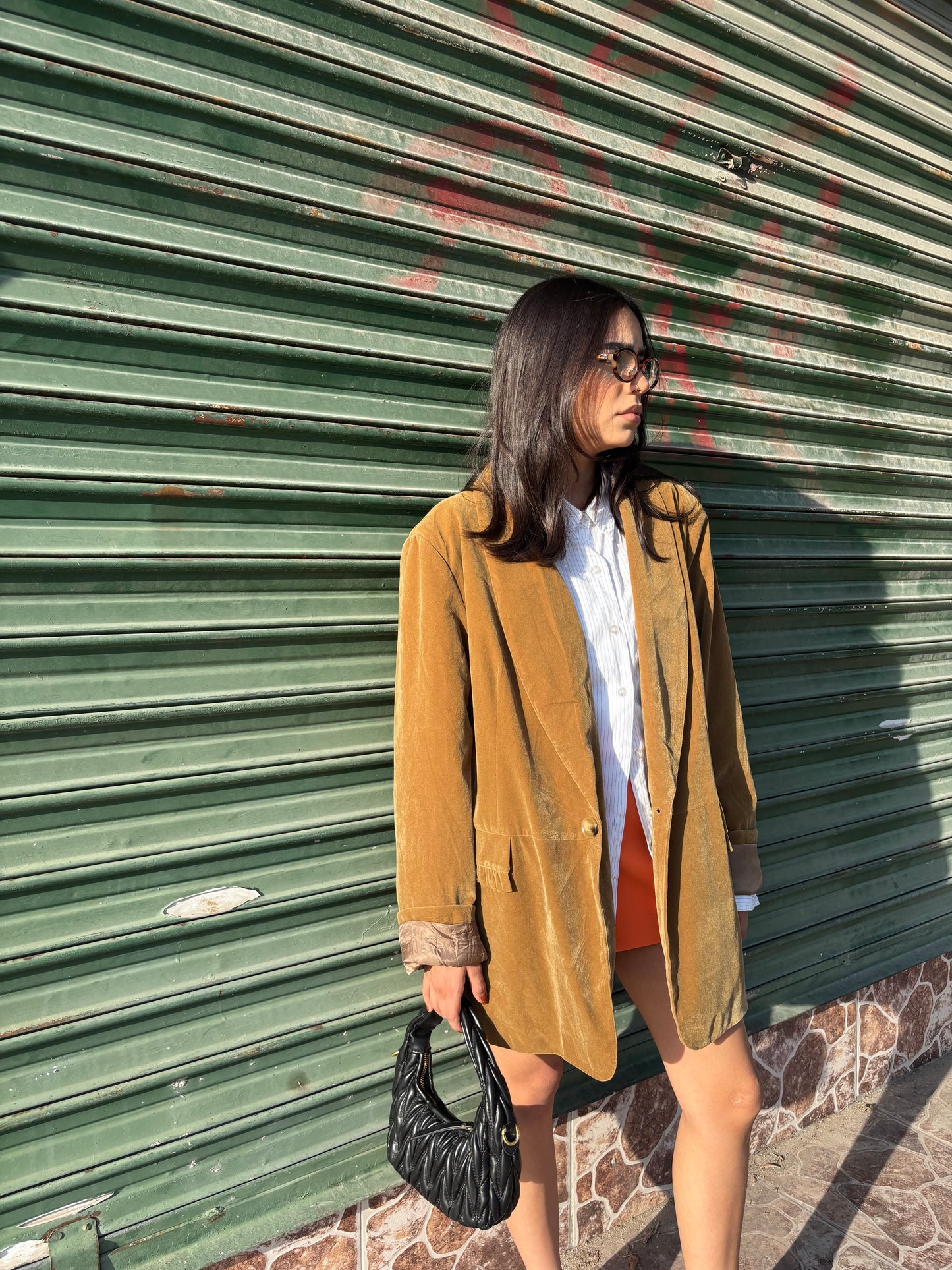 Blazer gamuza