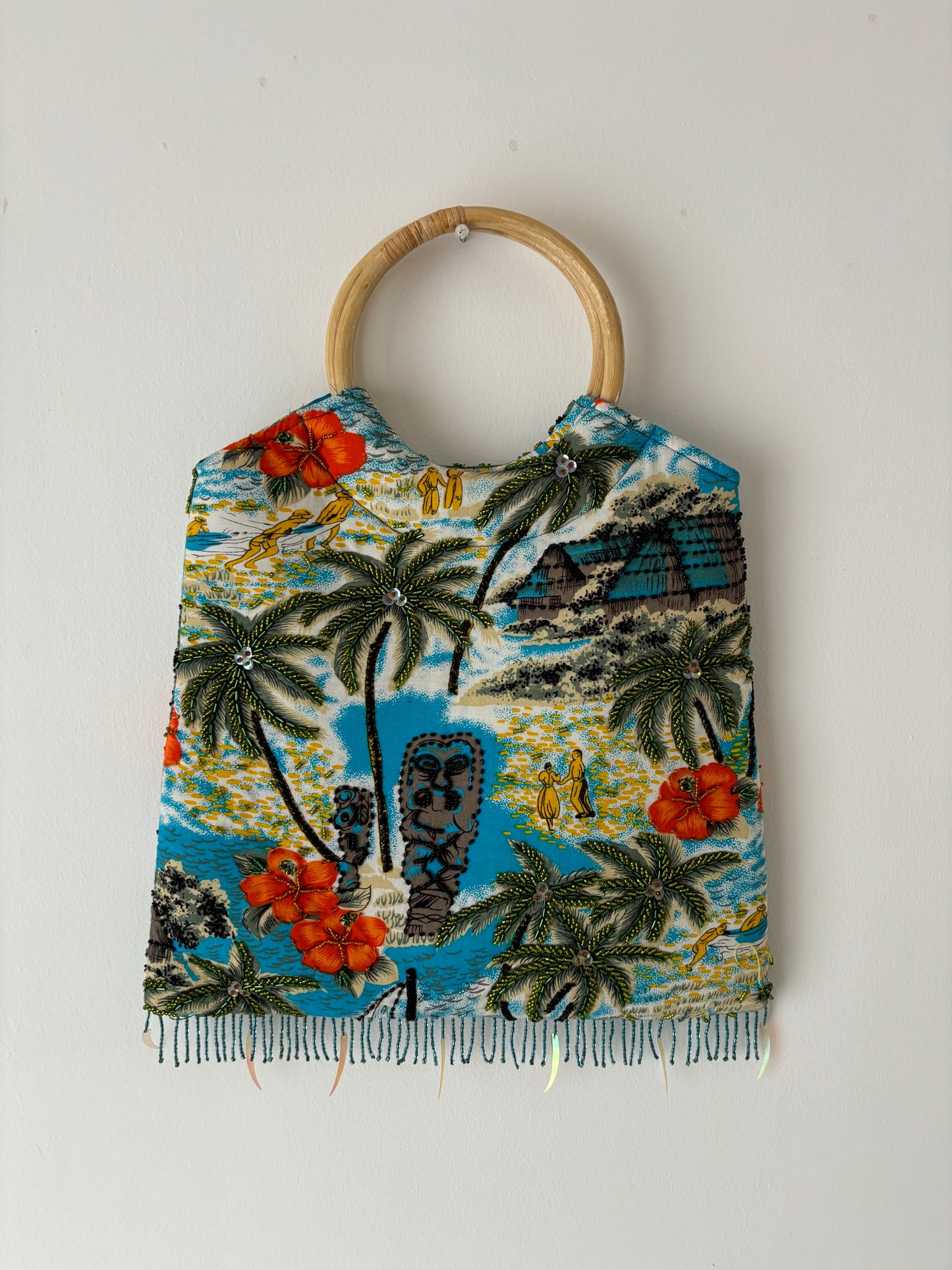 Bolsa tropical vintage