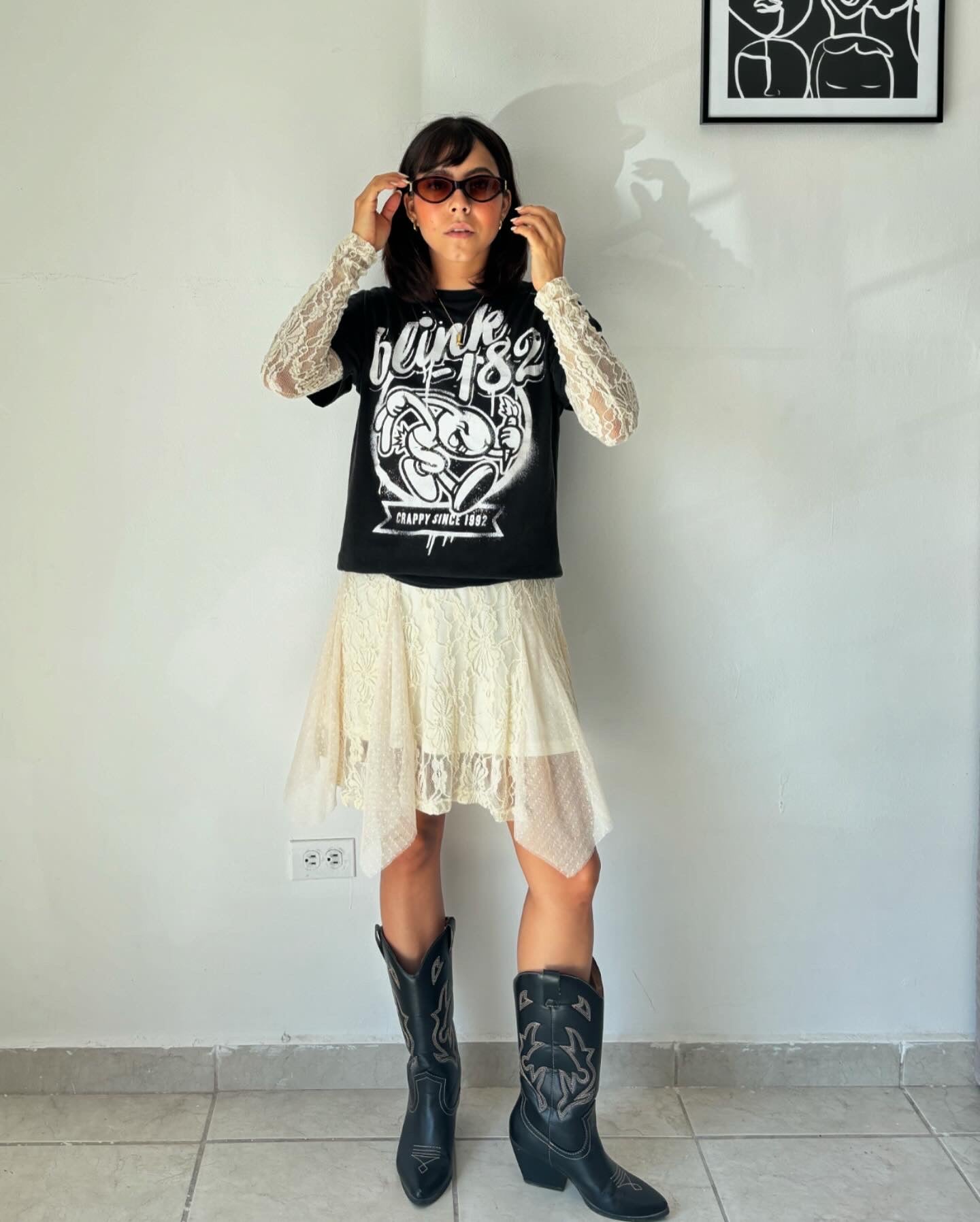 Vestido de encaje vintage