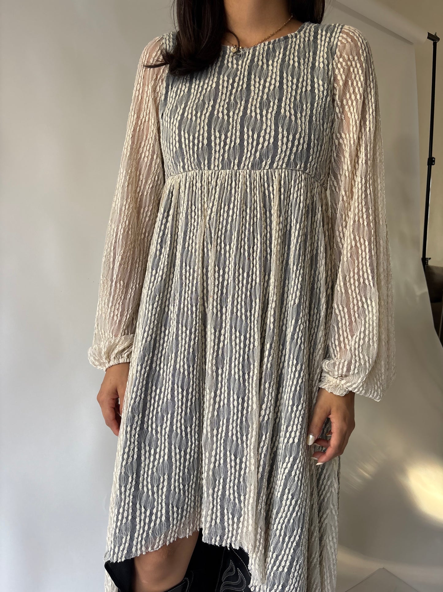 Vestido beige