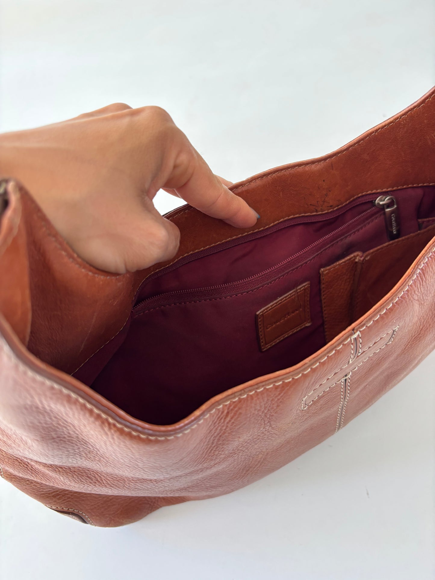 Bag marrón 100% piel