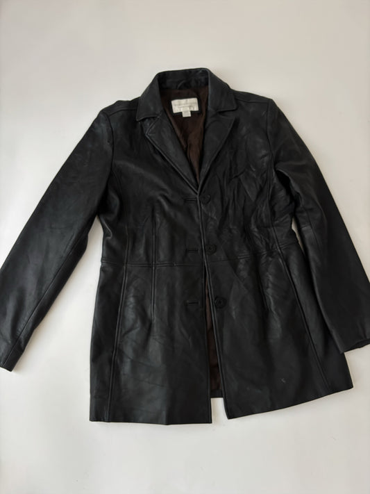 Jacket negra 100% piel