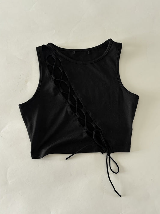 Crop top negro