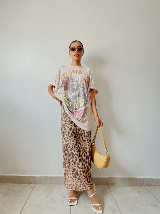 Falda animal print