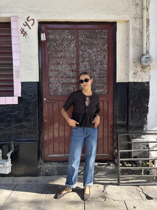 Blusa black