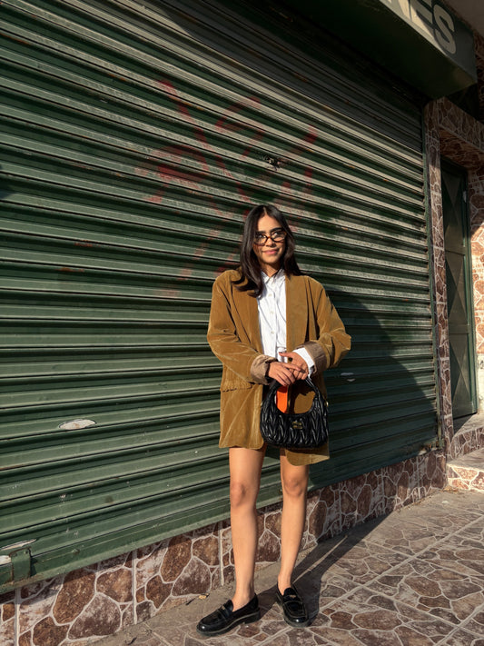 Blazer gamuza