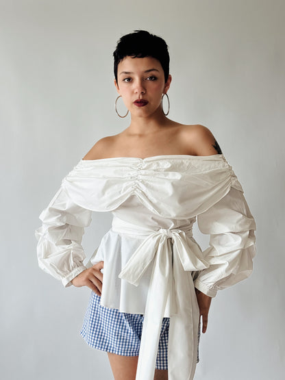 Maxi camisa blanca