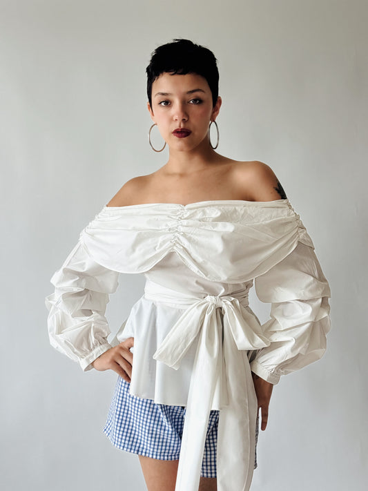 Maxi camisa blanca