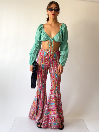 Crop top verde