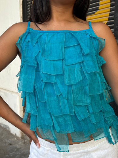 Top Blue vintage